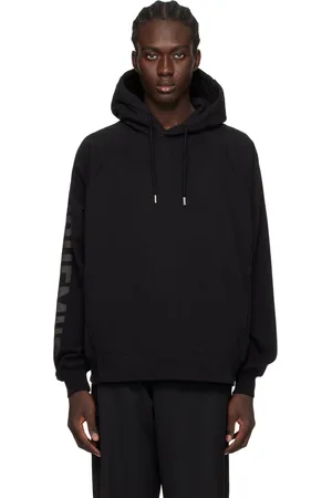 Jacquemus Pull à capuche Typo noir - Les classiques