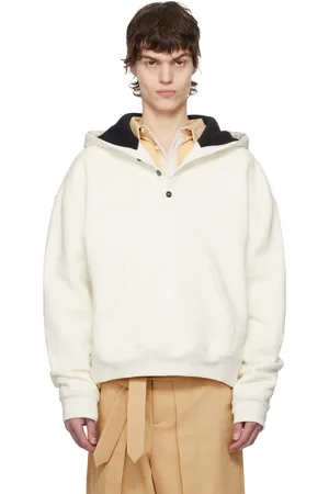 Jacquemus Pull à capuche Melao blanc cassé - La croisière