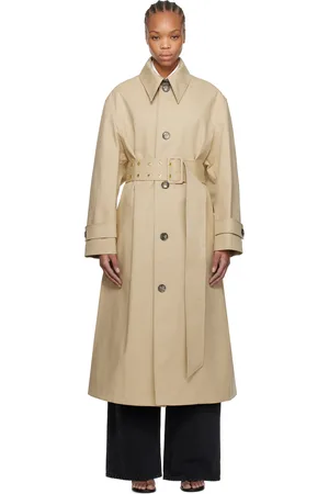 Ami Manteau beige à ceinture