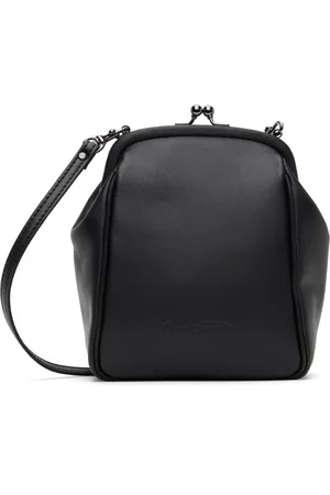 YOHJI YAMAMOTO Sac à bandoulière noir à fermoir bisou - discord