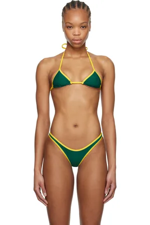 Miaou Haut de bikini Jo vert et jaune