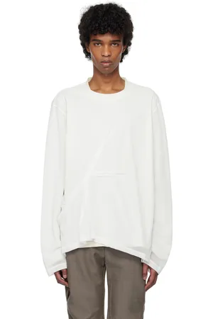 Kiko Kostadinov T-shirt Inex blanc cassé et blanc en filet