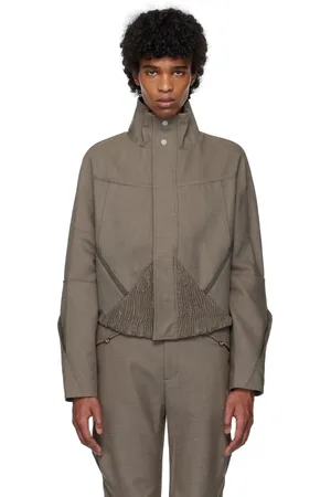 Kiko Kostadinov Blouson écourté Zafar brun