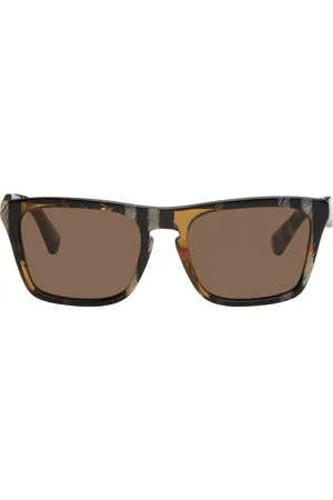 Burberry Lunettes de soleil carrées brunes