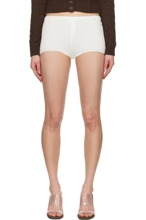 Frankies Bikinis Short court Bradley blanc en tricot