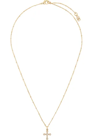 Dolce & Gabbana Collier doré à croix