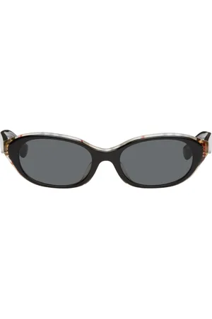 Burberry Lunettes de soleil ovales noires