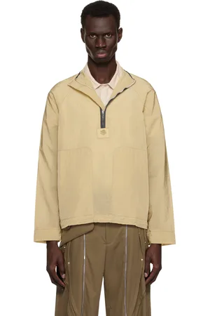 RANRA Blouson de survêtement lustré Ganga beige en nylon