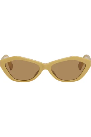 Jacquemus Lunettes de soleil Bambino jaunes
