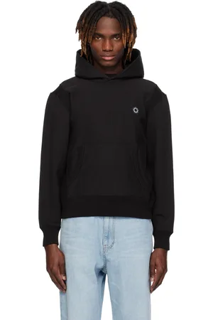 Kenzo Pull à capuche noir à logo brodé - BOKE FLOWER 2.0