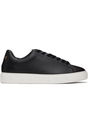VERSACE Baskets noires à motif Greca