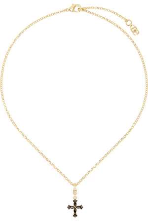 Dolce & Gabbana Collier doré à croix