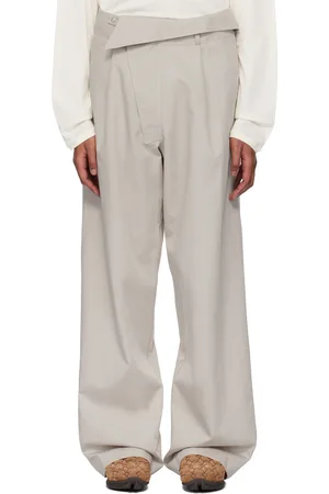 Kiko Kostadinov Pantalon ample Navin blanc cassé