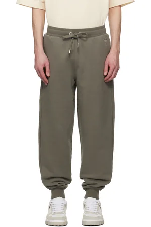 Ami Pantalon de survêtement taupe à logo Ami de cœur