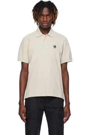 Belstaff Polo beige à écusson à logo