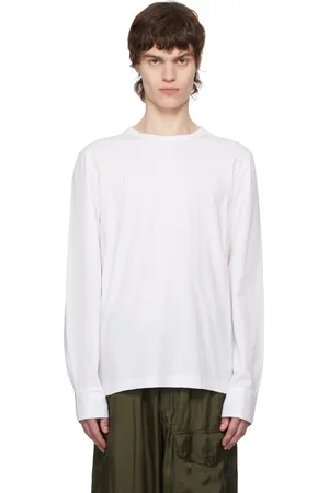 DRIES VAN NOTEN T-shirt blanc à panneaux