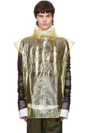 DRIES VAN NOTEN T-shirt transparent jaune