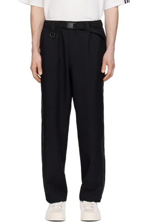 Y-3 Pantalon de survêtement noir à trois rayures - Sport Uniform