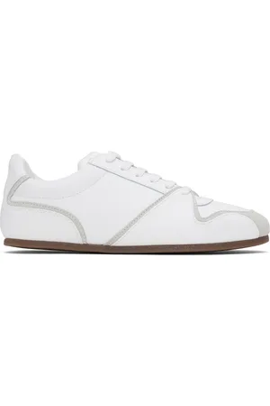 Moschino Baskets de tennis blanches