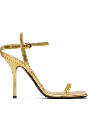 Moschino Sandales à talon aiguille Tina dorées