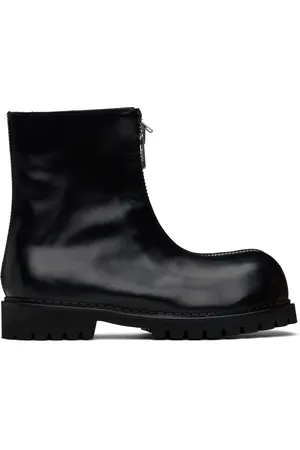 No Idea Bottes étagées noires à glissières - Big Foot