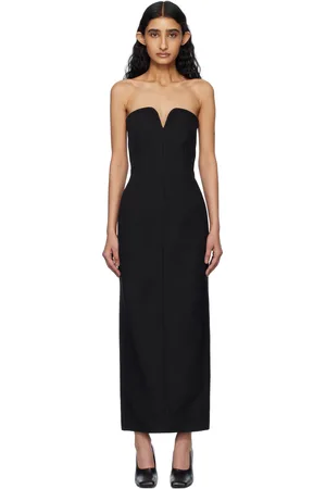 Khaite Robe longue Yao noire
