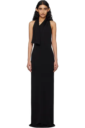 Khaite Robe longue Roza noire