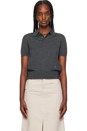 Burberry Polo gris en laine