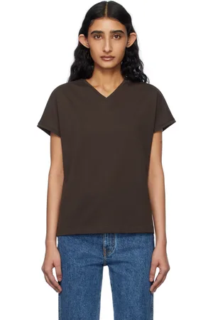 Khaite T-shirt Devra brun