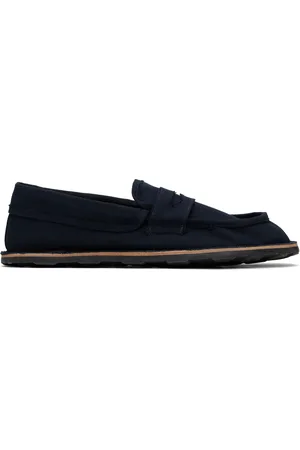 Moschino Flâneurs de style collégial Desert bleu marine