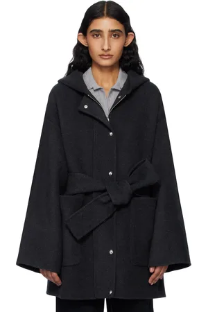 Khaite Manteau Hessner gris