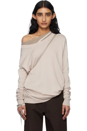 ANN DEMEULEMEESTER Pull décontracté Helle beige