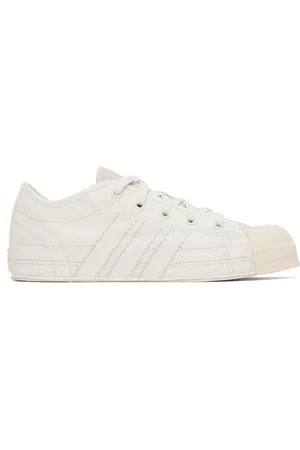 Y-3 Baskets basses Nizza blanches