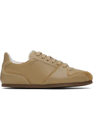 Moschino Baskets de tennis taupe