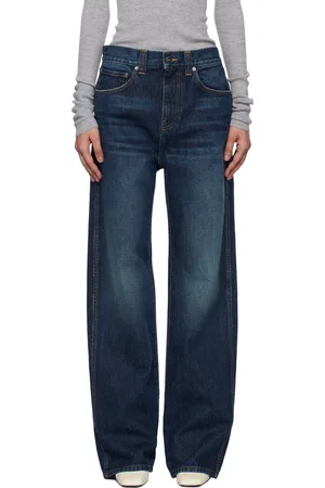 Khaite Jean Bonnie bleu marine