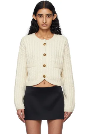 Khaite Cardigan Balser blanc cassé