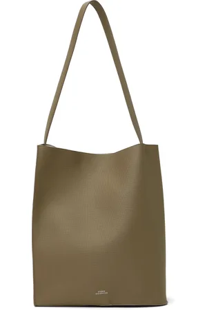 STUDIO NICHOLSON Cabas Doublet Type 2 gris en cuir