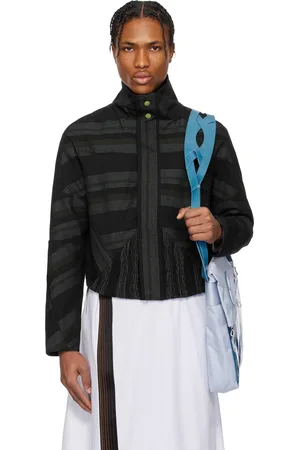 Kiko Kostadinov Blouson écourté noir - Zafar