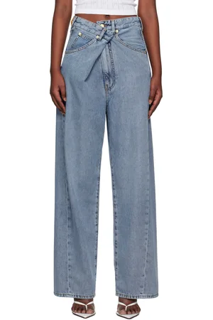 DARKPARK Jean Ines bleu à taille repliée