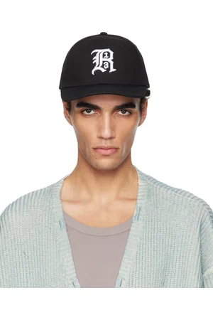 R13 Casquette de baseball noire à monogramme