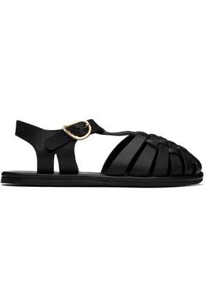 Ancient Greek Sandals Sandales Karina noires