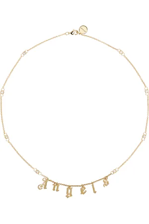 Palm Angels Collier doré à breloques 
