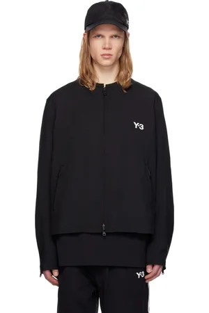 Y-3 Blouson noir à garnitures à trois rayures - Sport Uniform