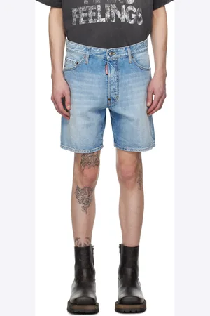 Dsquared2 Short Marine bleu en denim