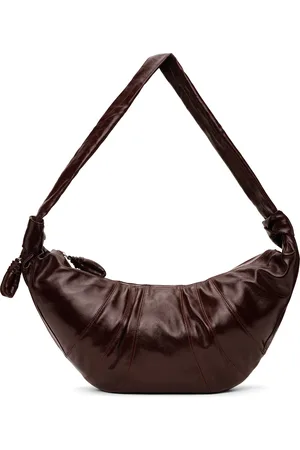 LEMAIRE Grand sac Croissant brun