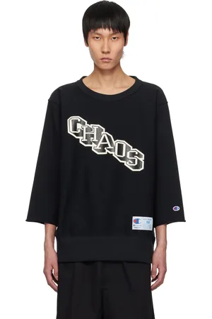 UNDERCOVER Pull molletonné UC1E4810 noir édition Champion