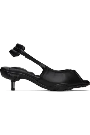 ROMBAUT Sandales à talon noires à bride arrière