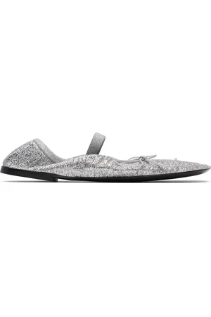 Proenza Schouler Ballerines de style Charles IX argentées - Glove