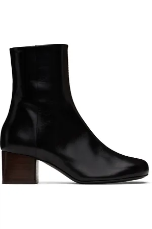 LEMAIRE Bottes 55 noires à bout anatomique
