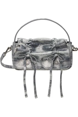 Acne Studios Micro sac gris à poches